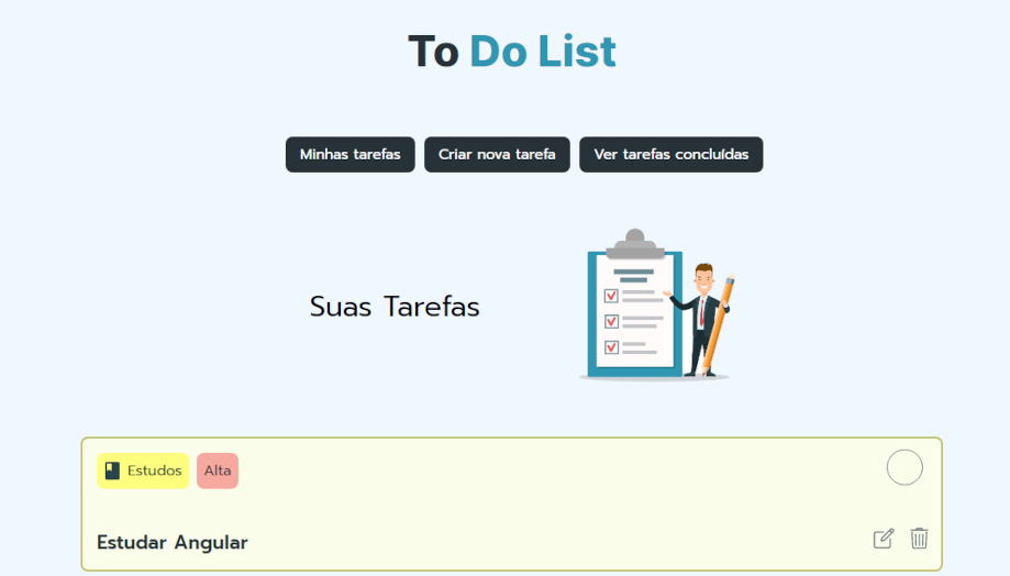 imagem do projeto To Do List